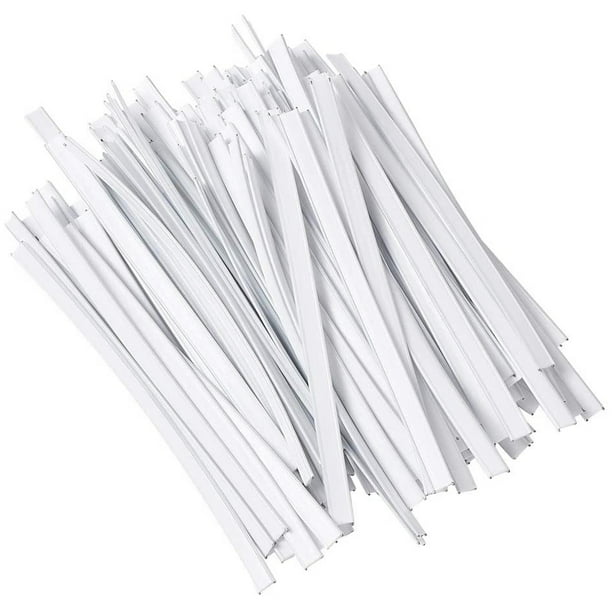 100pcs PE Bendable Flexible Wire smooth Twist Ties Bridge Wire Crafts Clip 10cm 100pcs PE Bendable Flexible Wire smooth Twist Ties Bridge Wire Crafts Clip 10cm